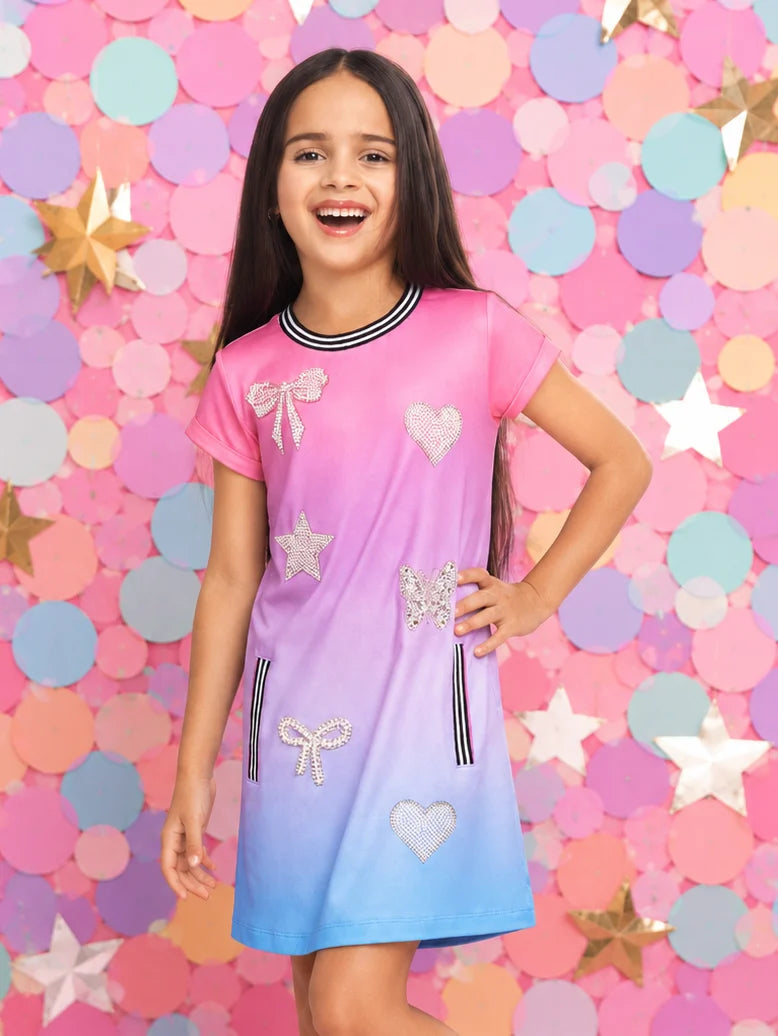 OMBRE DRESS PURPLE