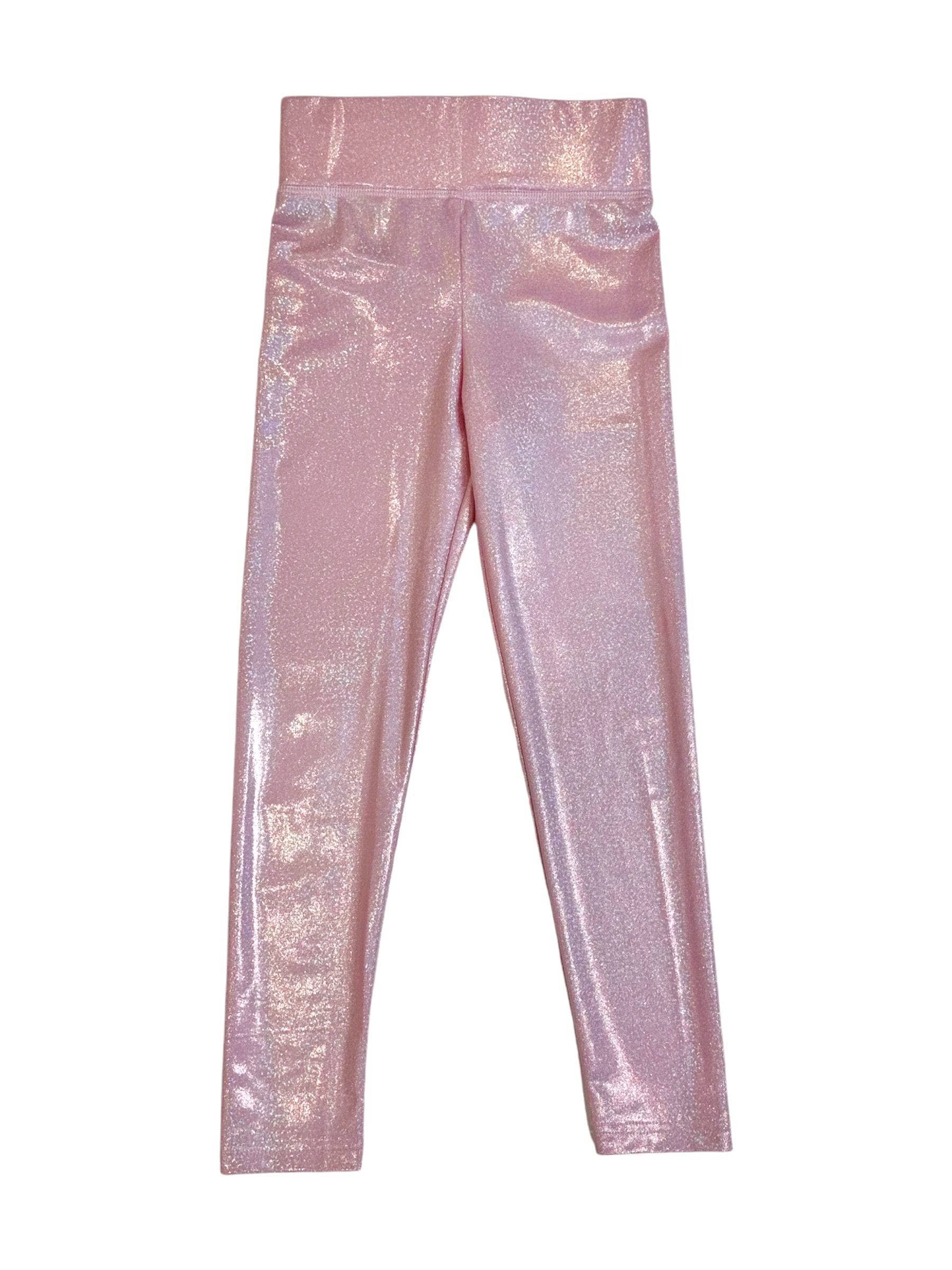 PINK SHIMMER LEGGINGS