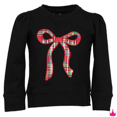 CHRISTMAS PLAID BOW SET
