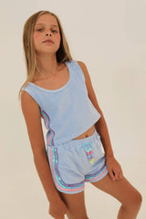 RAINBOW VELOUR SEQUIN TANK SET