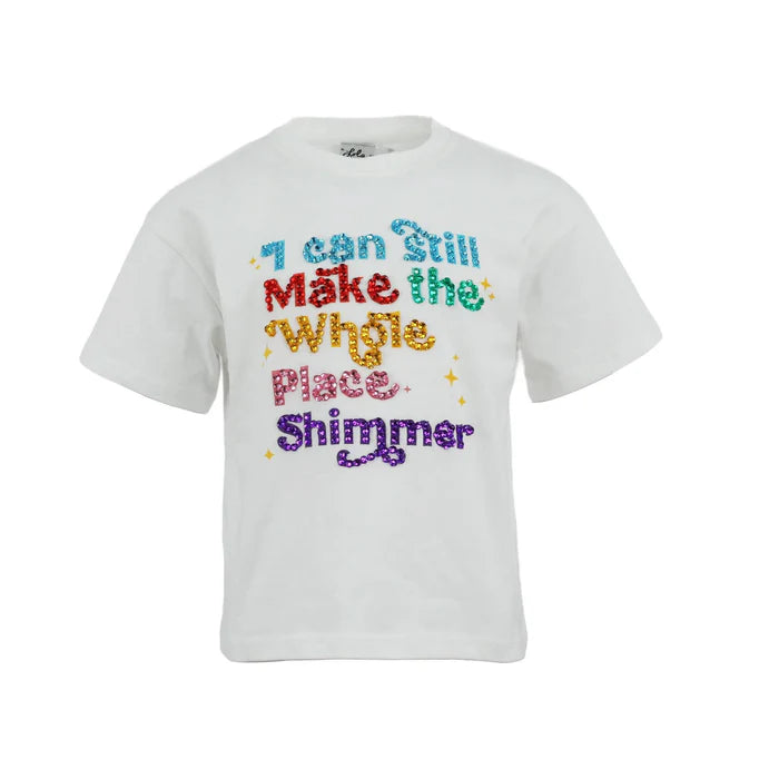SHIMMER RAINBOW GEM CRYSTAL T-SHIRT