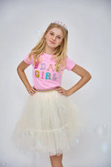 PINK BIRTHDAY GIRL GEM T-SHIRT