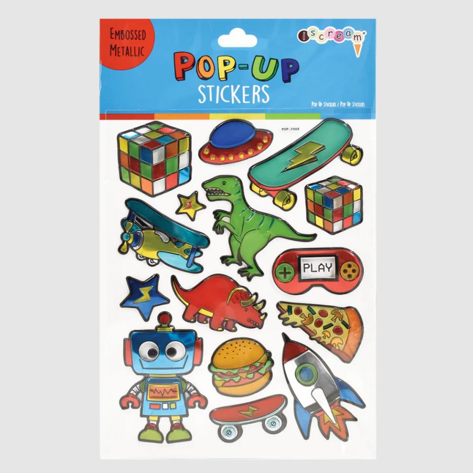 TOYS AND MORE POP-UP STICKERS