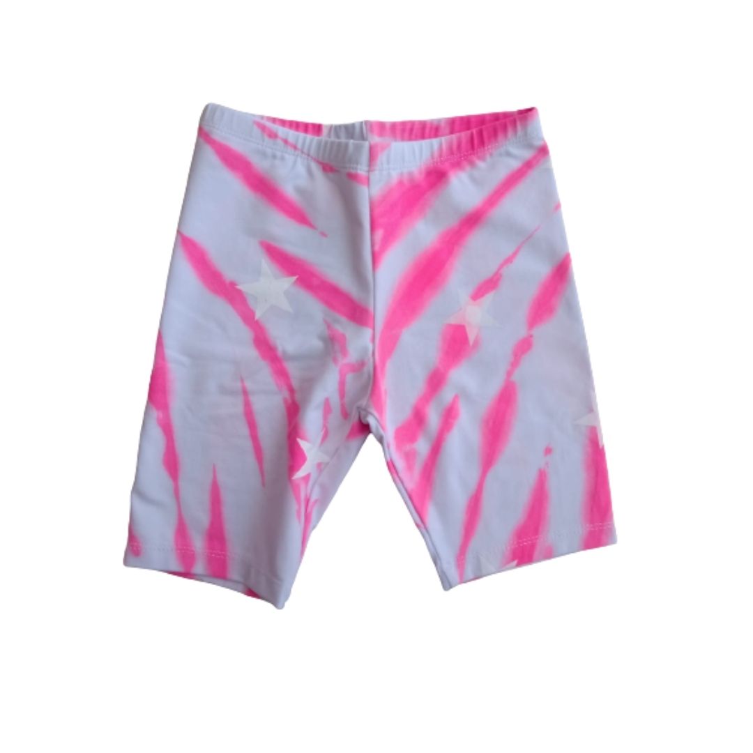 PINK TIEDYE BIKESHORTS