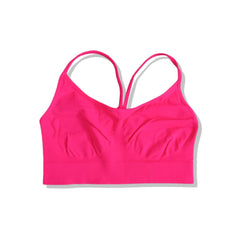 SOLID BRA CAMI NEON PINK