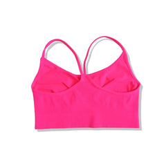 SOLID BRA CAMI NEON PINK