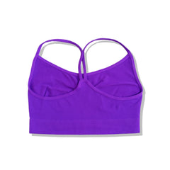 SOLID BRA CAMI NEON PURPLE