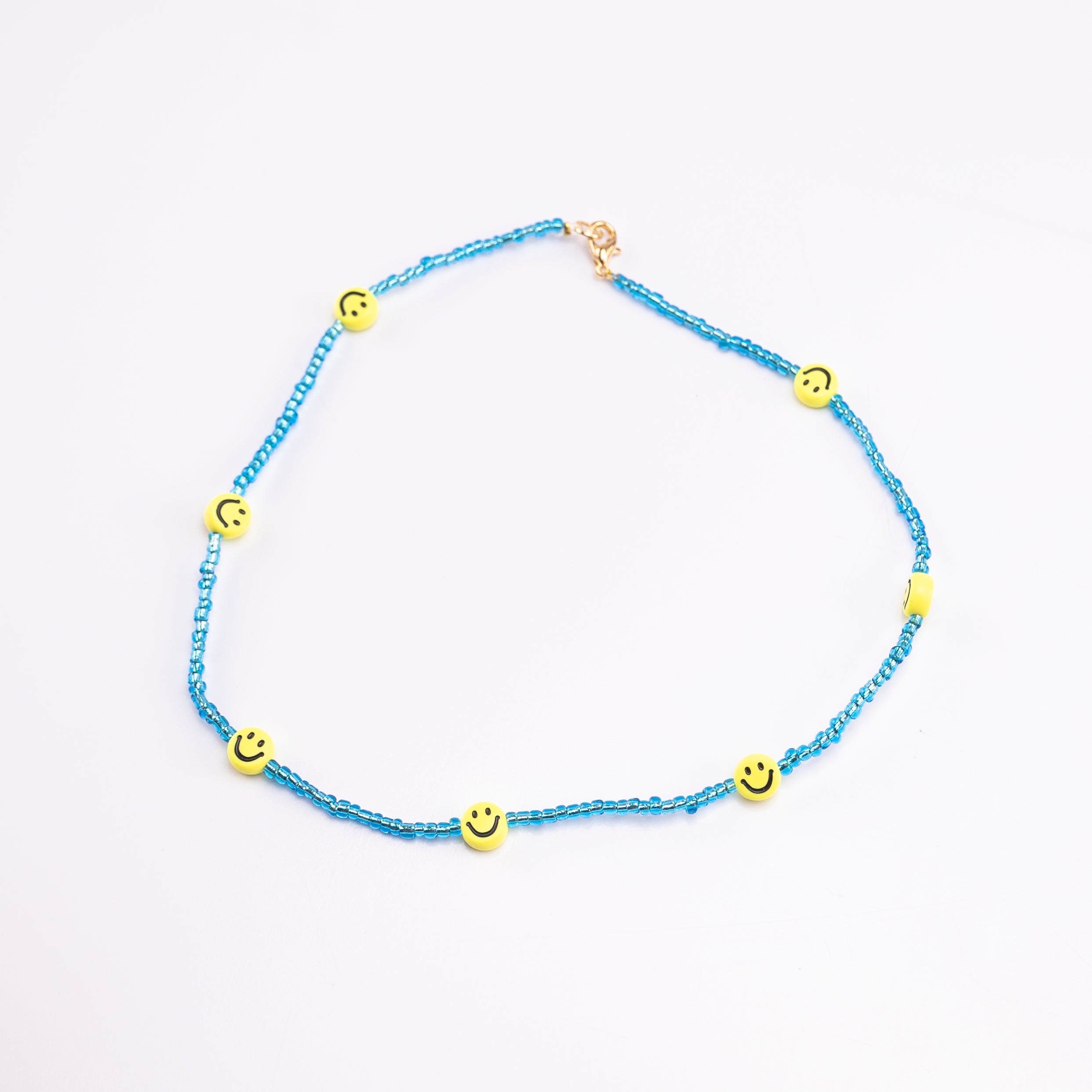 CHOKER HAPPY FACE AZUL