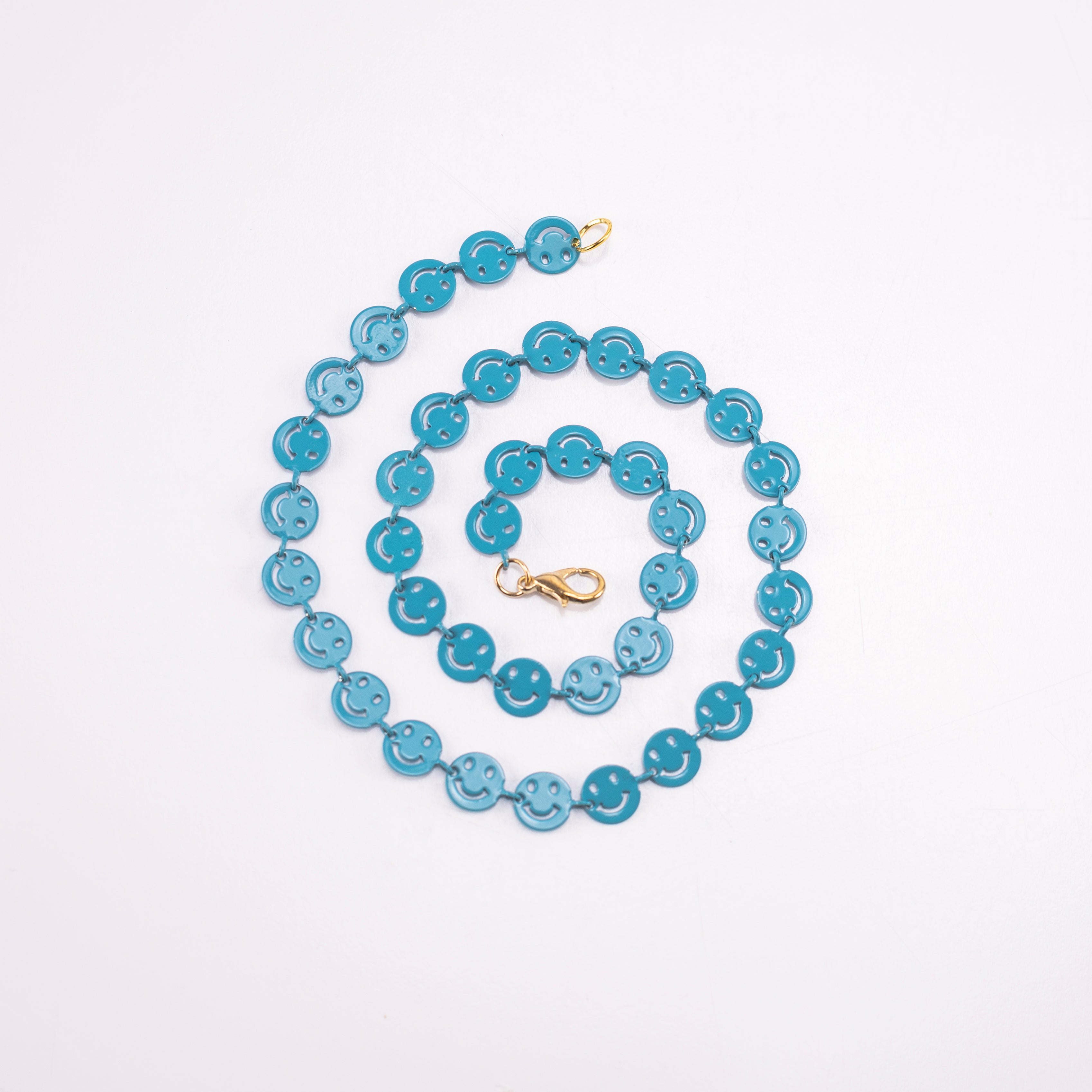 CHOKER HAPPY FACE CHAIN