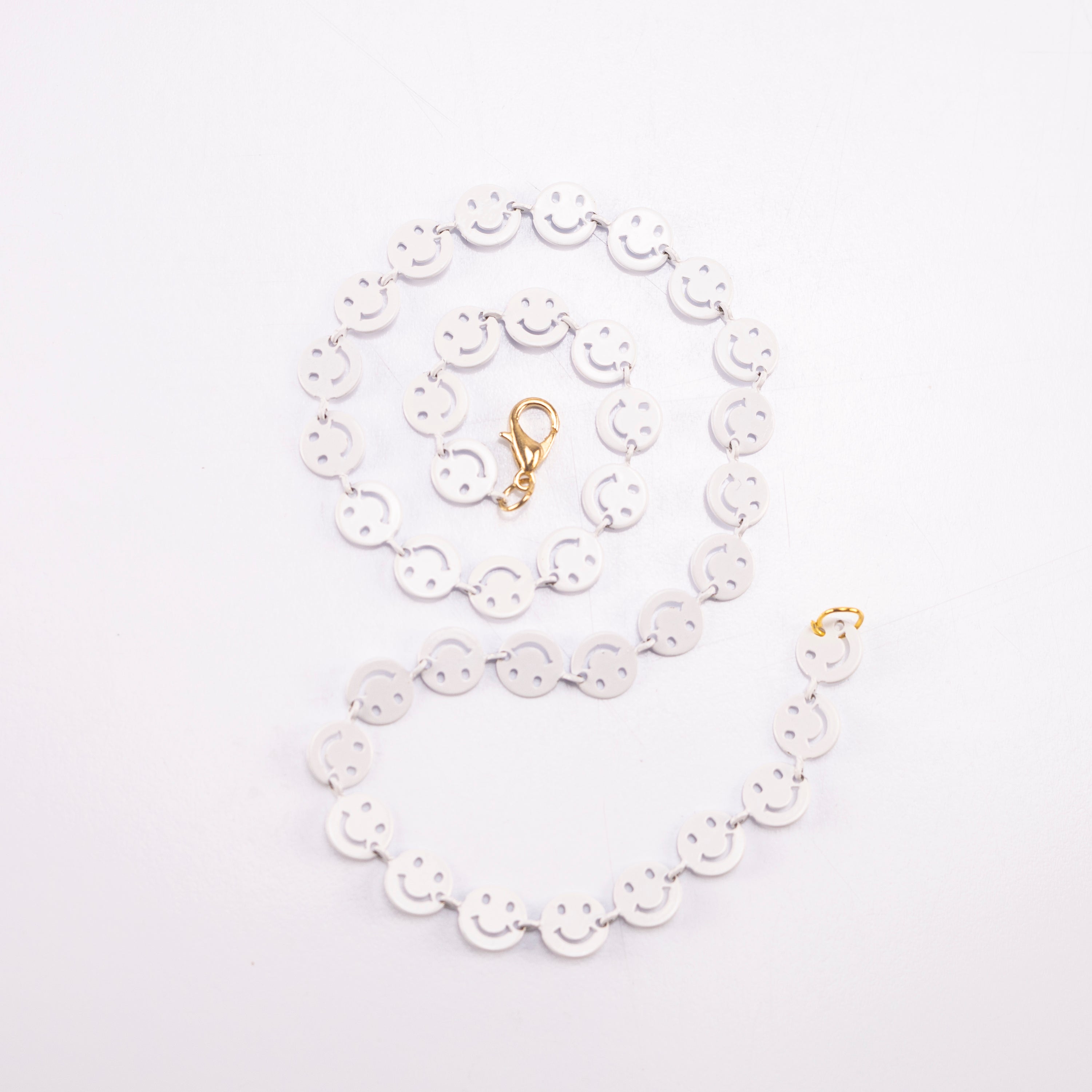 CHOKER HAPPY FACE CHAIN