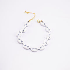 PULSERA CADENA GRUESA ESMALTADA