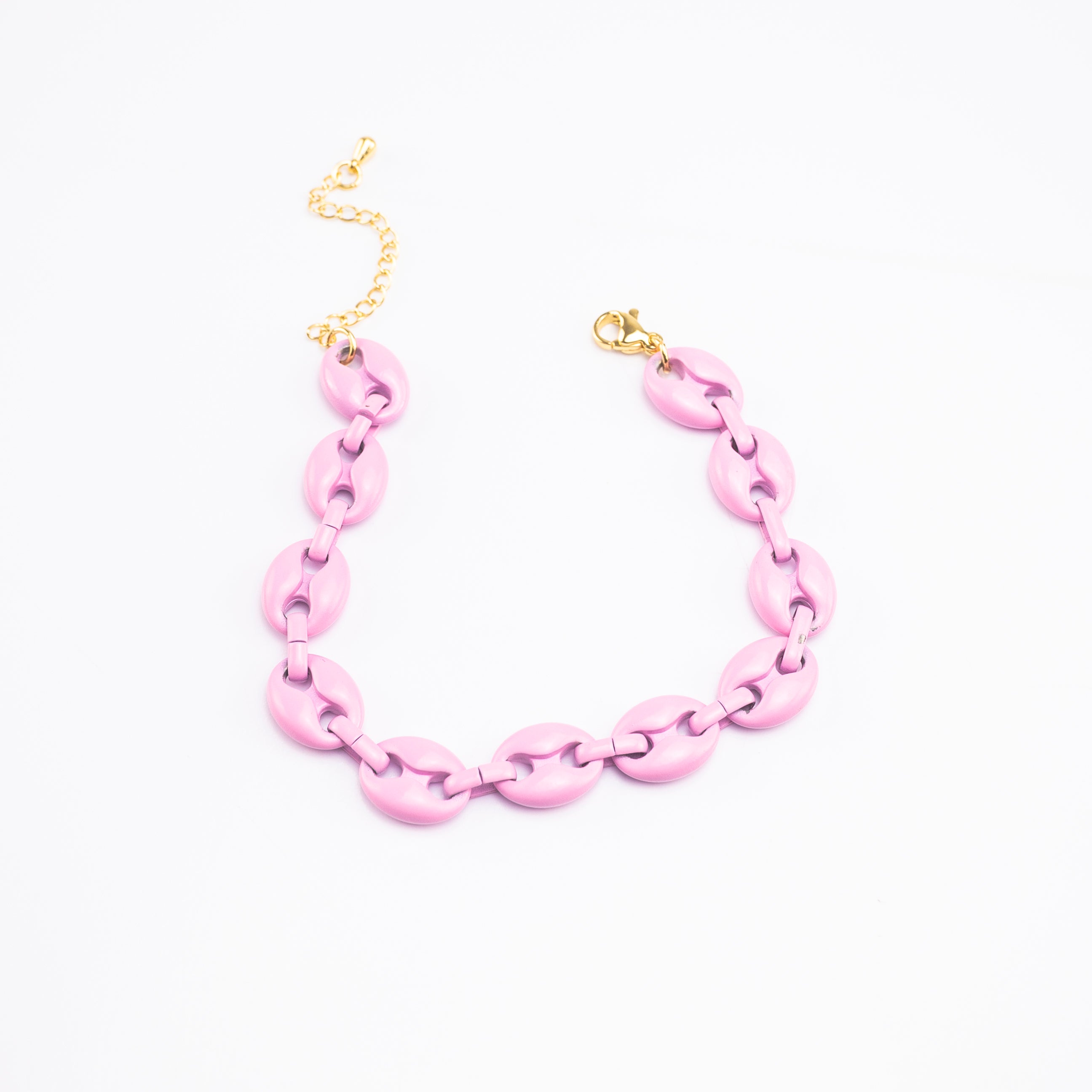 PULSERA CADENA GRUESA ESMALTADA