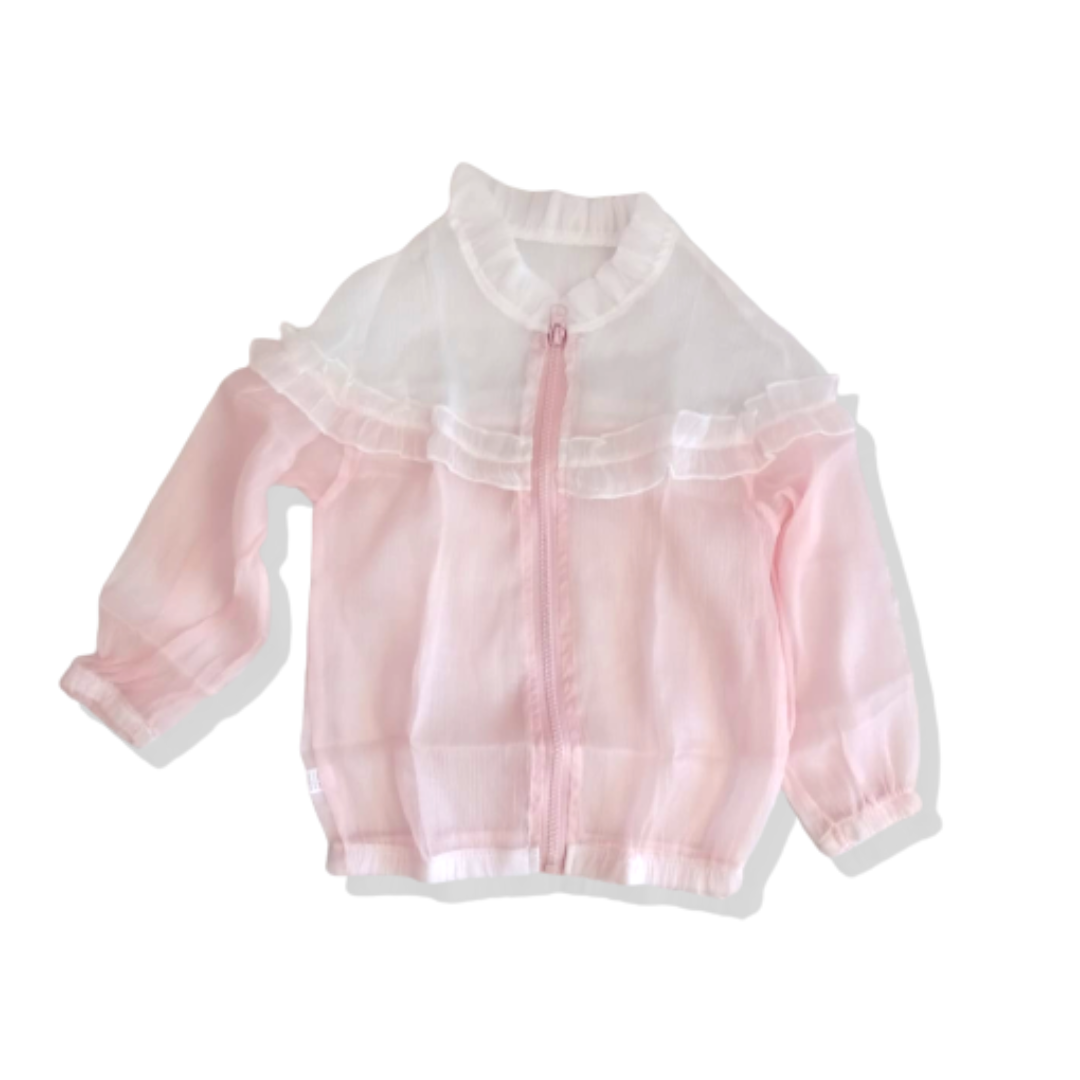 CHAQUETA LIGERA ROSA PASTEL