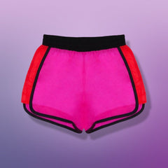 COLOR BLOCK SHORTS PINK