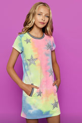 STAR DRESS TIEDYE