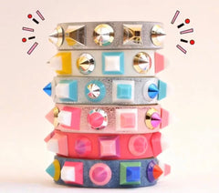 STUDDED SNAP BRACELETS