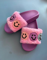 SMILE PATCH PURPLE SLIDES