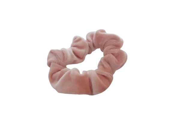 SCRUNCHIE TERCIOPELO ROSAS