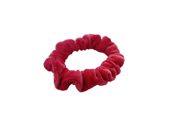 SCRUNCHIE TERCIOPELO ROSAS