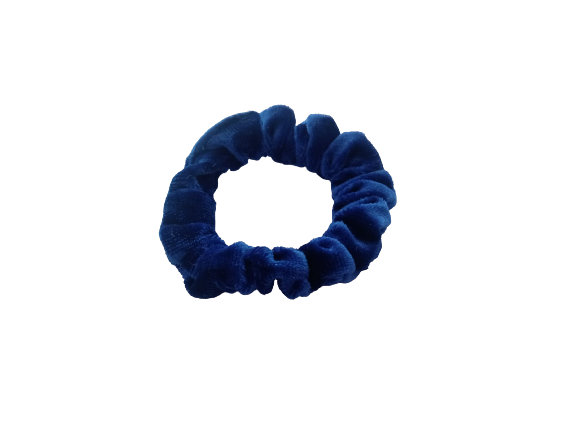 SCRUNCHIE TERCIOPELO AZULES