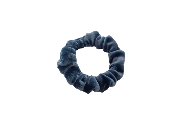 SCRUNCHIE TERCIOPELO AZULES