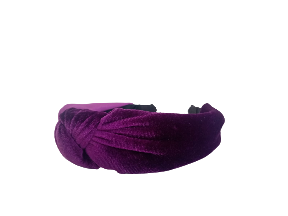 DIADEMA VELVET MORADA