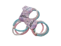 PULSERAS DE MANGUERA CON BRILLANTINA