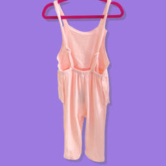 ROMPER PEACH PATCH